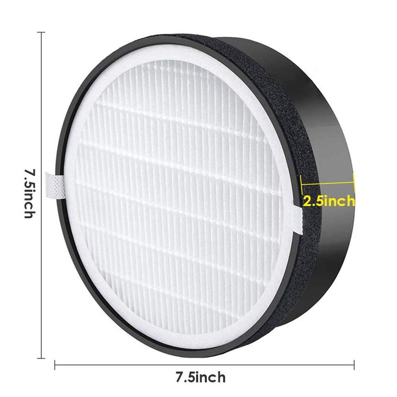 FilledwithLove True HEPA with Activated Carbon Filter Compatible with Levoit LV-H132, Part # LV-H132-RF (2 - Pack) FilledwithLove - Image 4